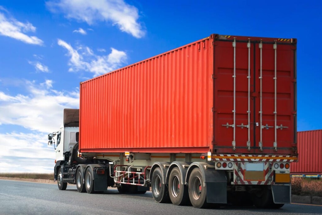 Truck at dock